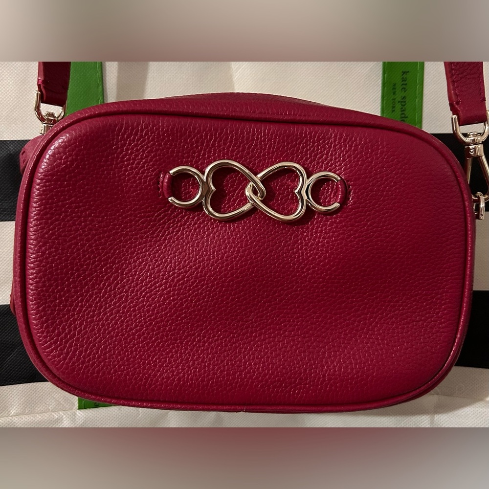 Kate Spade Infinite Medium Camera Bag Pomegranate - Picture 7 of 10